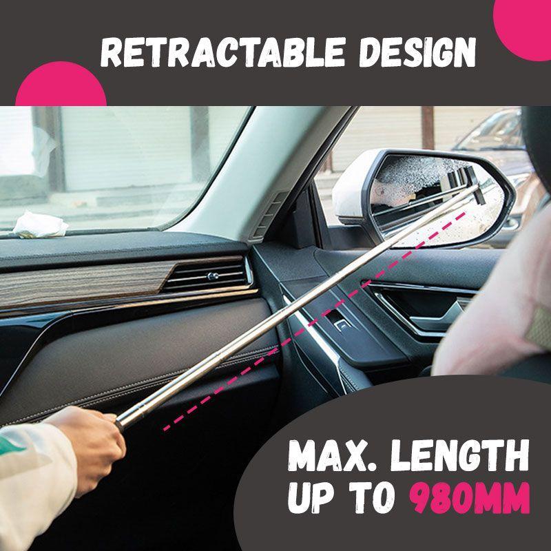 ⏳🔥LIMITED-TIME 50% OFF! ⏰🚗💦 Retractable Side-Mirror Wiper – Extendable, Compact, Water Removal